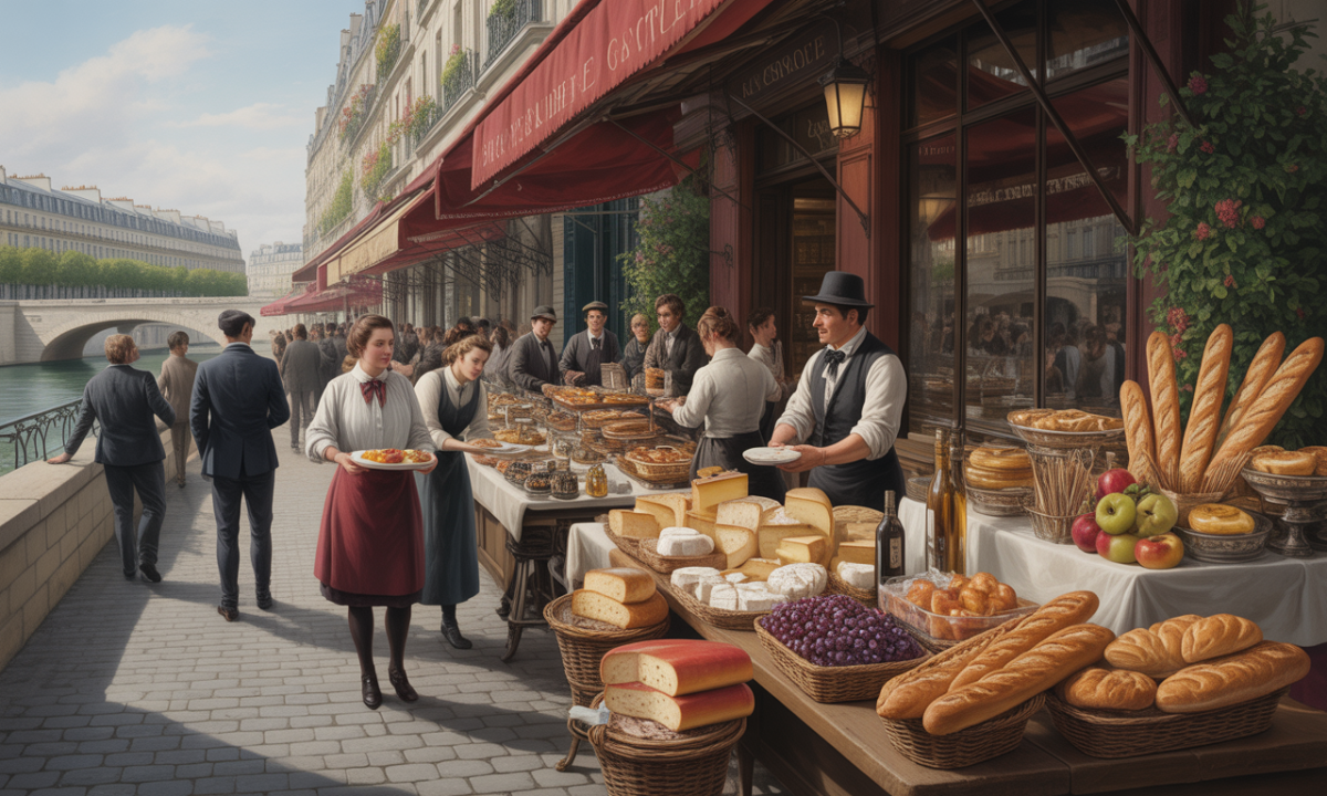 Histoire de la gastronomie parisienne découvrez l'histoire fascinante de la gastronomie parisienne, ses origines, ses évolutions et les plats emblématiques qui ont façonné la cuisine de la capitale française.