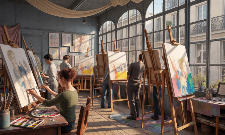 Les cours d&rsquo;art à Paris : où créer et apprendre