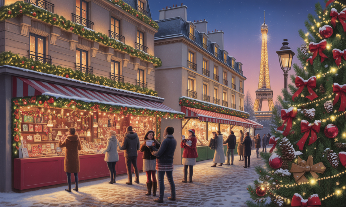 Les traditions de Noël à Paris : magie des fêtes découvrez les traditions de noël à paris et laissez-vous enchanter par la magie des fêtes dans la capitale française, entre marchés, illuminations et moments chaleureux.