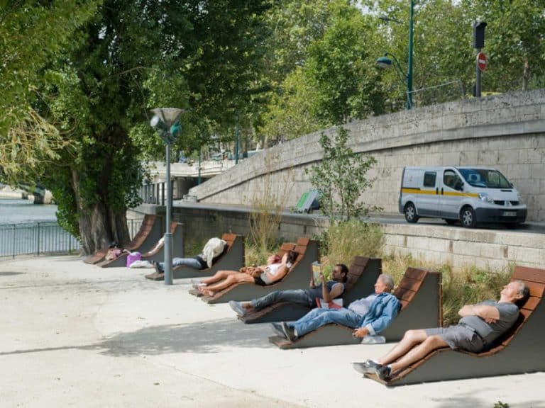 Les installations d&rsquo;été dans les berges de Seine
